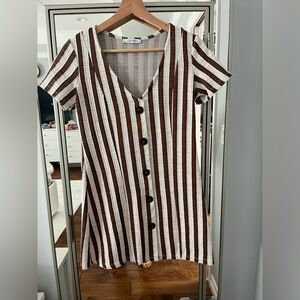 Zara striped dress